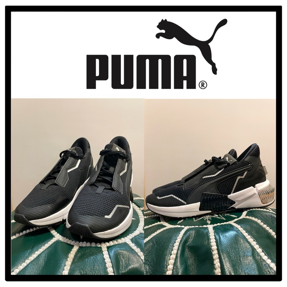 Puma chunky sneakers - black/white/silver